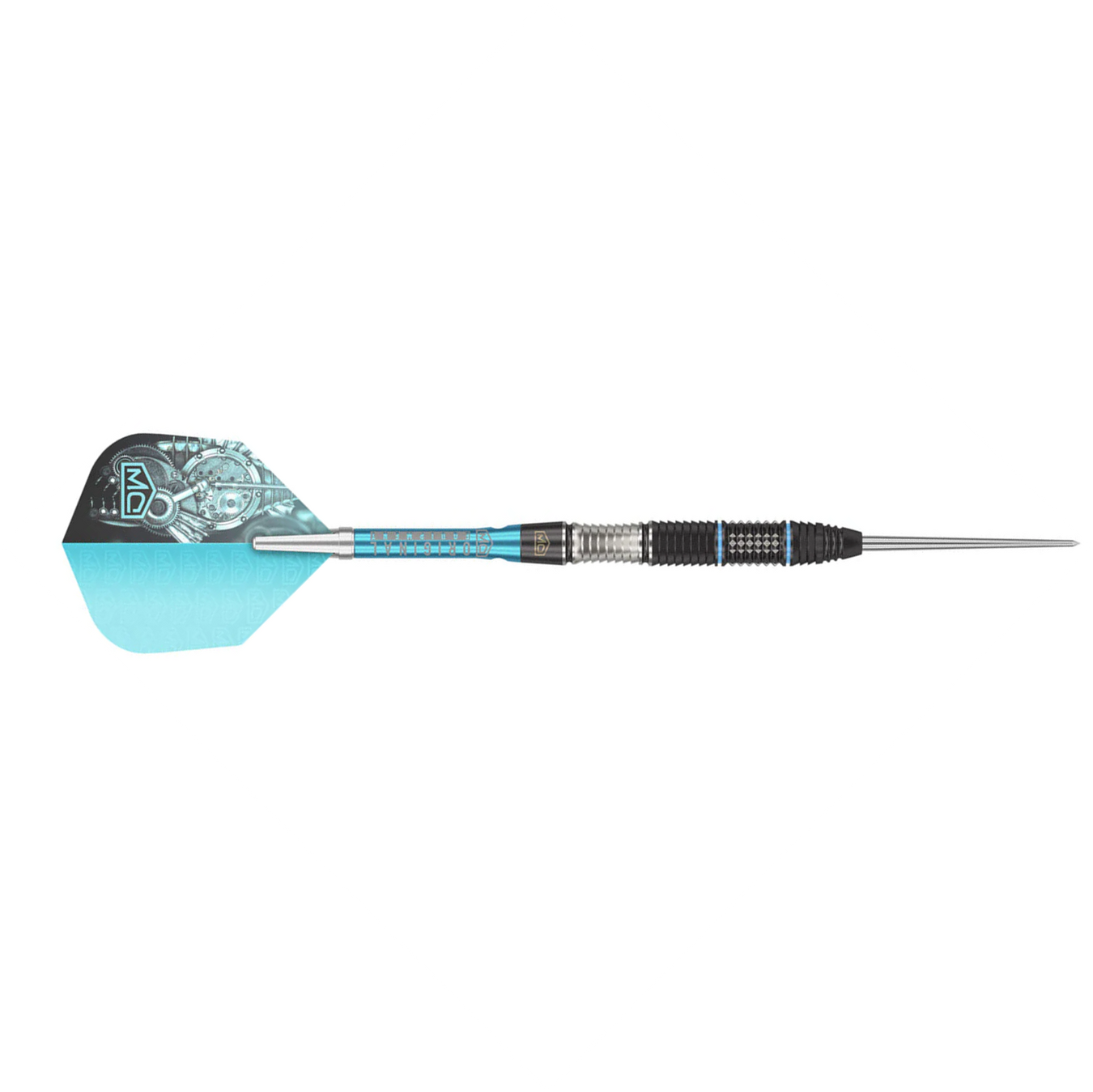 Piranha is a razor sharp range of 90% Tungsten steel tip darts.  Features multiple back cuts, mil-cuts and knurled grip zones. 