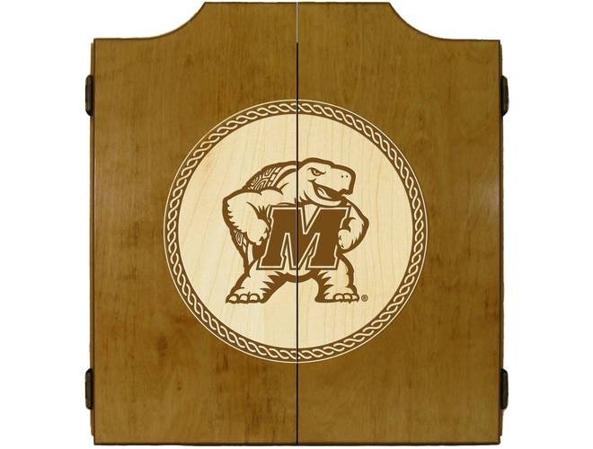 Wave7 NCAA Licensed Medallion Series Dart Cabinets