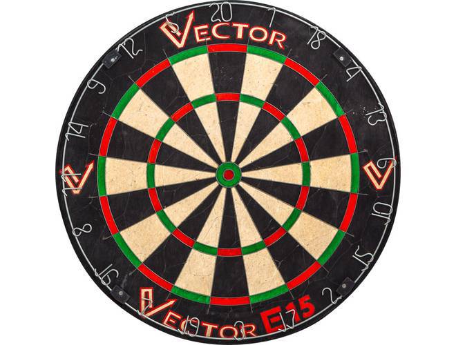 Vector Wood Cabinet and Dartboard Combo