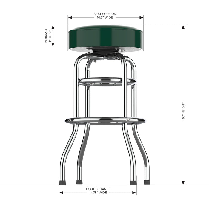 NFL Licensed 30" Chrome Barstool