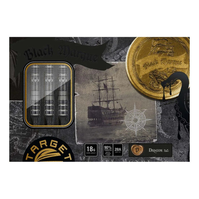 Target Black Marque Dragon 3.0 Soft Tip Dart Set