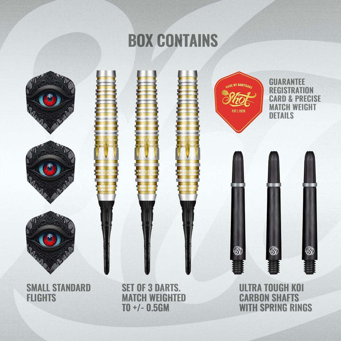 Celt Balor Soft Tip Dart Set-90% Tungsten Dart Barrels