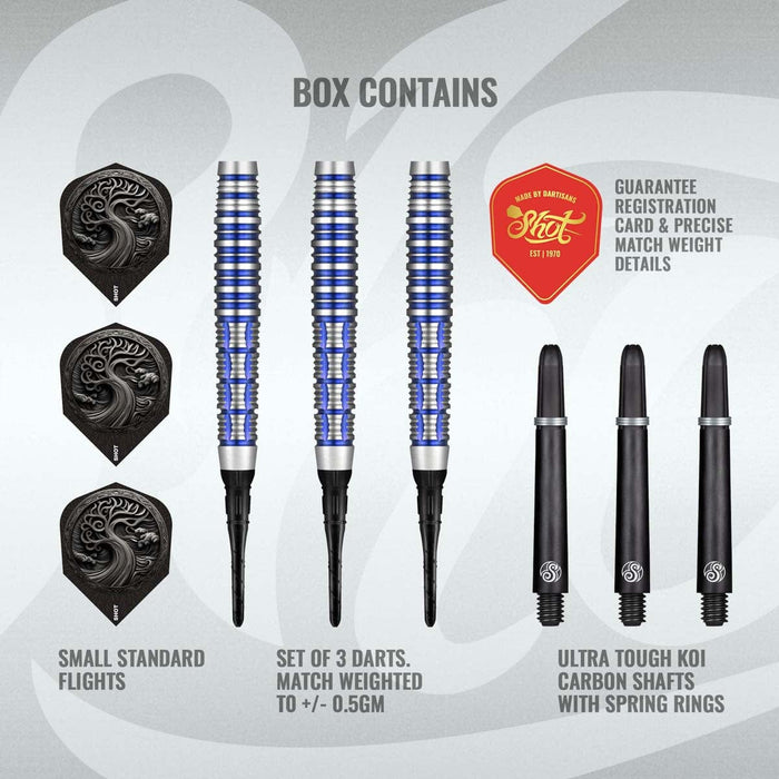 Celt Toranos Soft Tip Dart Set-90% Tungsten Dart Barrels