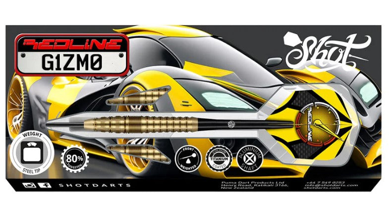Shot! Redline G1ZM0 Steel Tip Dart Set