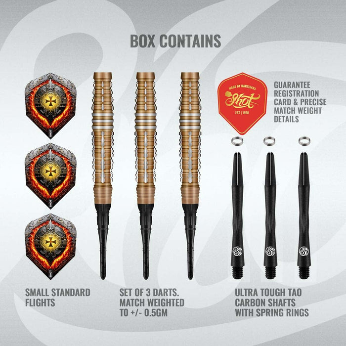 Future Knights Hachette Soft Tip Dart Set-90% Tungsten Barrels