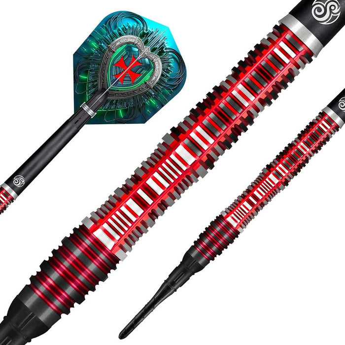 Future Knights Dreadheart Soft Tip Dart Set-90% Tungsten Barrels