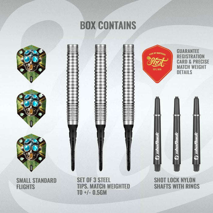 Badlands Krush Soft Tip Dart Set-90% Tungsten Barrels