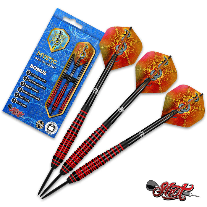 Shot! Mystic Steel Tip Dart Set