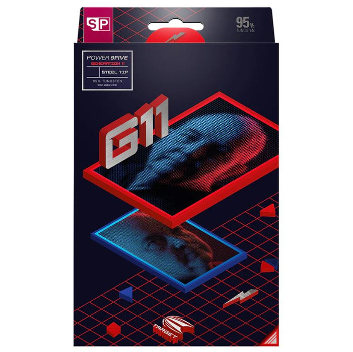Target Phil Taylor Raw Power G11 Swiss Point Steel Tip Dart Set