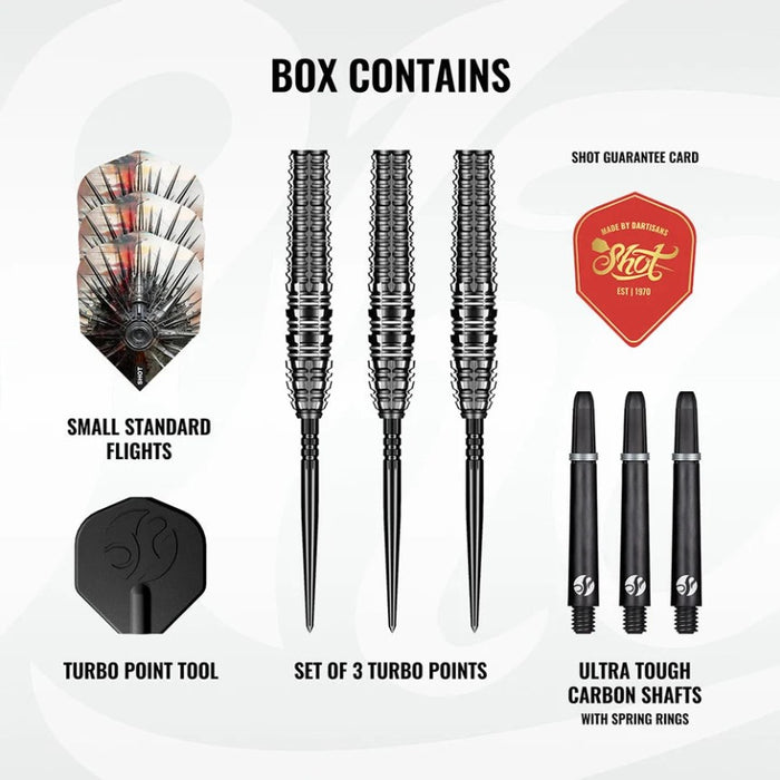 Gnarly Smasha Turbo Point Steel Tip Darts