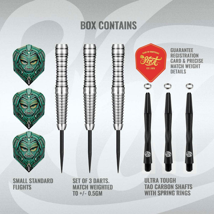 Tribal Weapon Toki Steel Tip Dart Set 90% Tungsten Barrels