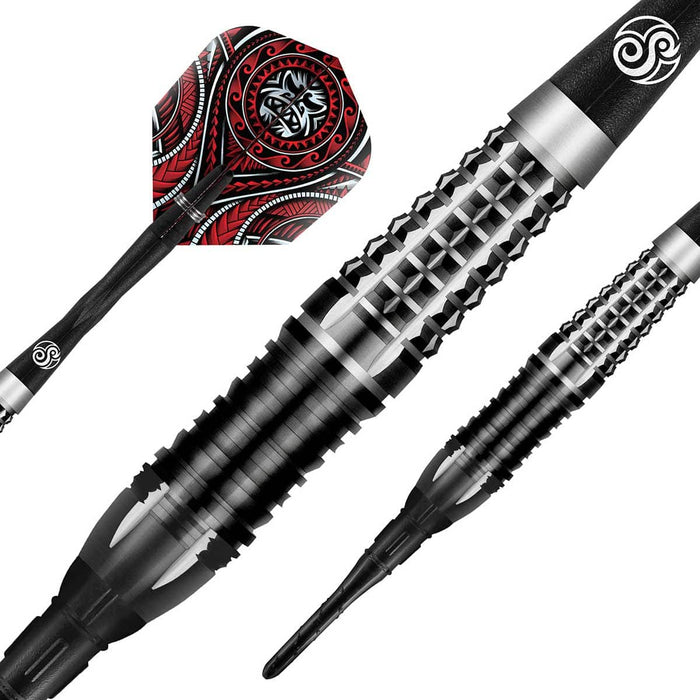 Tribal Weapon Savage Soft Tip Dart Set-90% Tungsten Barrels