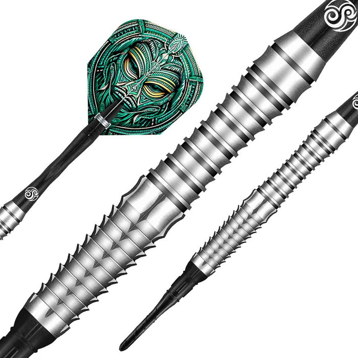 Tribal Weapon Toki Soft Tip Dart Set-90% Tungsten Barrels