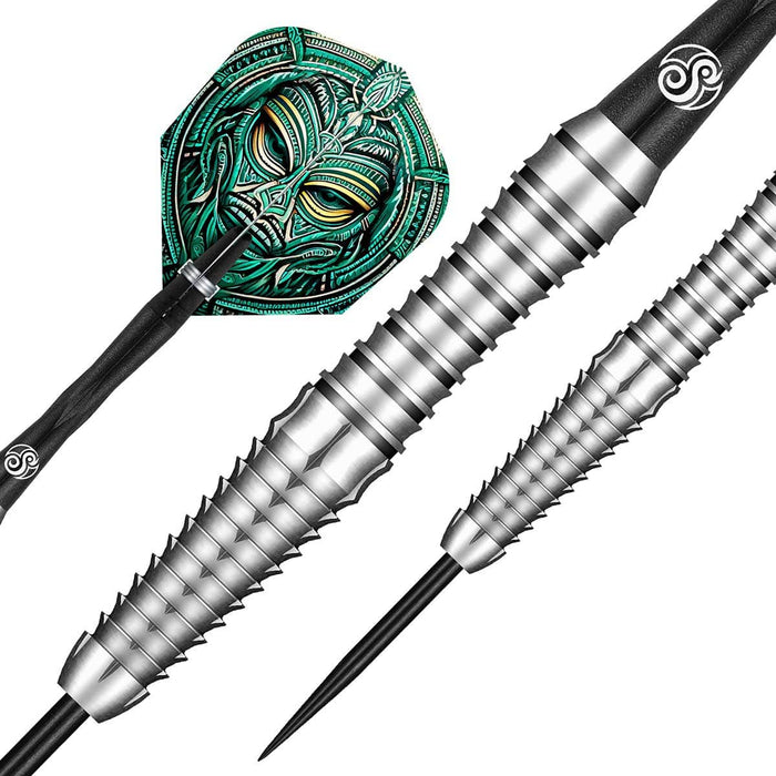 Tribal Weapon Toki Steel Tip Dart Set 90% Tungsten Barrels