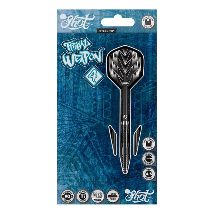 Shot! Tribal Weapon 4 Turbo Point Steel Tip Darts