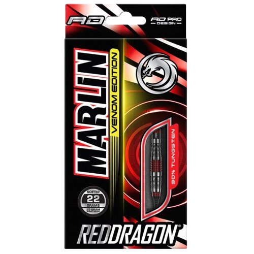 Red Dragon  Marlin Venom Soft Tip Dart Set
