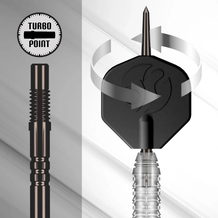 Shot Gnarly Rippah Turbo Point Steel Tip Darts