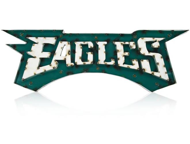 Imperial USA NFL Lighted Recycled Metal Sign