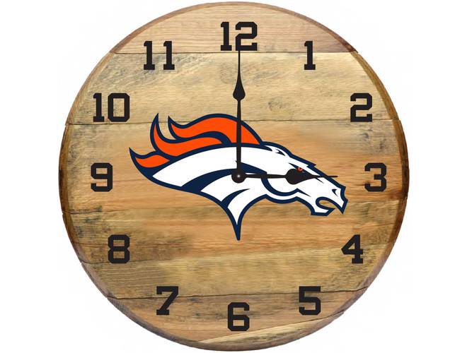 Imperial USA Officially Licensed NFL Oak Barrel Clock