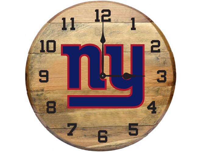 Imperial USA Officially Licensed NFL Oak Barrel Clock