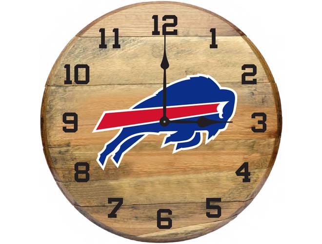 Imperial USA Officially Licensed NFL Oak Barrel Clock