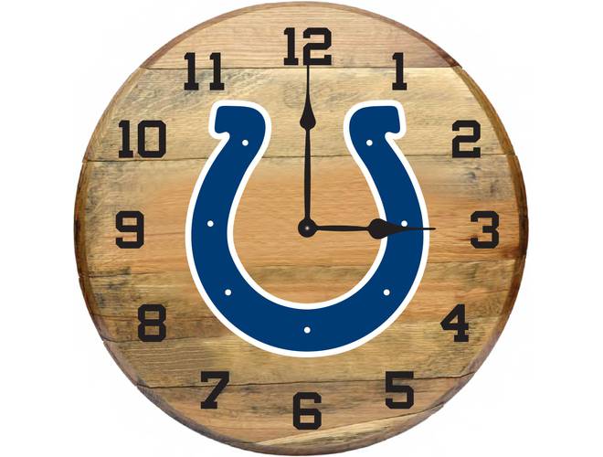 Imperial USA Officially Licensed NFL Oak Barrel Clock