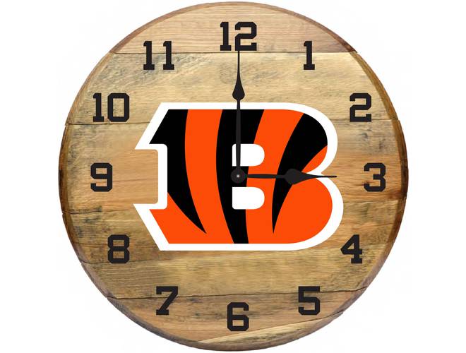 Imperial USA Officially Licensed NFL Oak Barrel Clock
