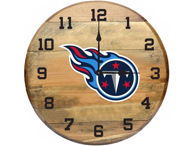 Imperial USA Officially Licensed NFL Oak Barrel Clock