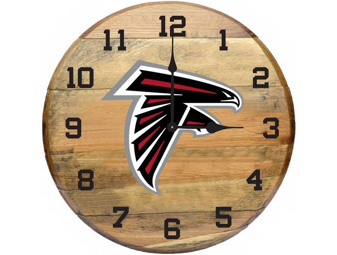 Imperial USA Officially Licensed NFL Oak Barrel Clock