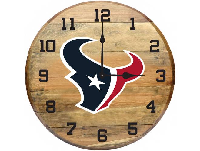 Imperial USA Officially Licensed NFL Oak Barrel Clock