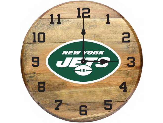 Imperial USA Officially Licensed NFL Oak Barrel Clock
