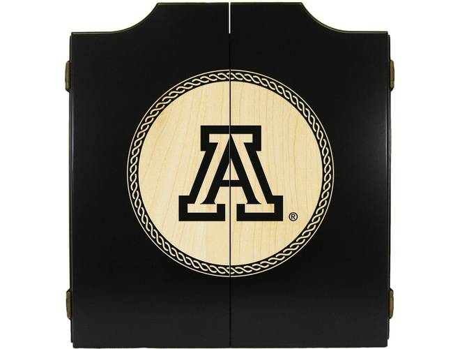 Wave7 NCAA Licensed Medallion Series Dart Cabinets