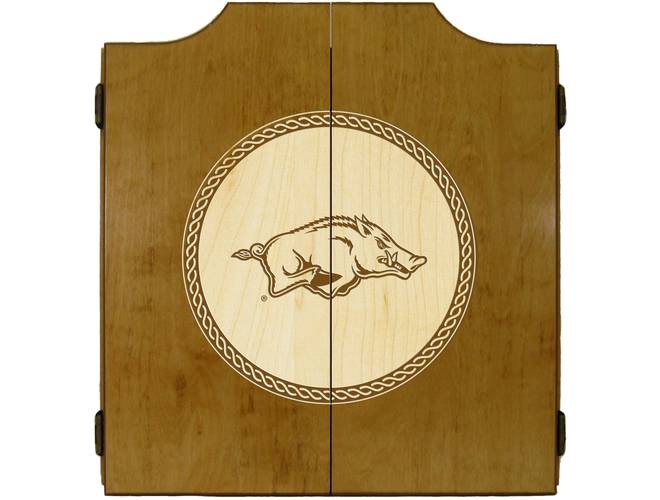 Wave7 NCAA Licensed Medallion Series Dart Cabinets