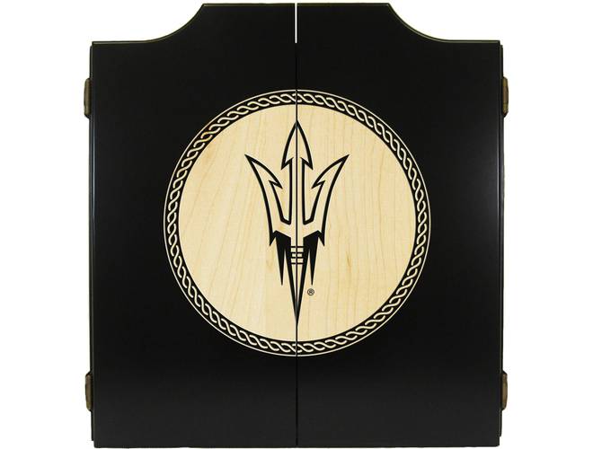 Wave7 NCAA Licensed Medallion Series Dart Cabinets