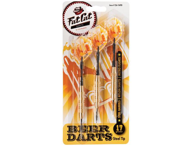 Fat Cat Beer Steel Tip Dart set