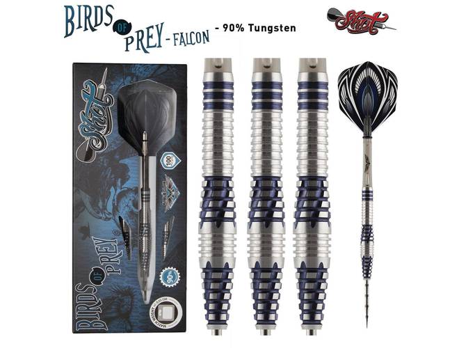 Shot! Birds of Prey-Falcon Steel Tip Dart Set