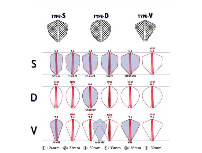 Cosmo Darts Fit Flight® Pro Dart Flights