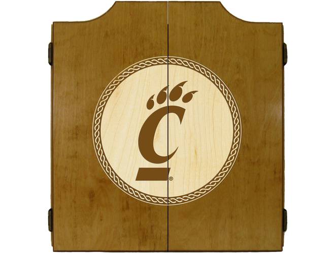 Wave7 NCAA Licensed Medallion Series Dart Cabinets