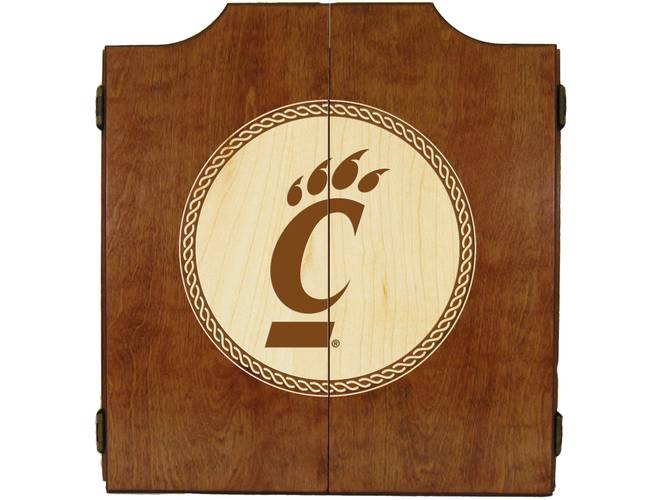 Wave7 NCAA Licensed Medallion Series Dart Cabinets