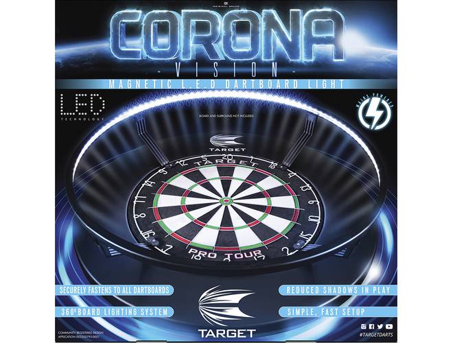 Target Corona Vision Dartboard Lighting system