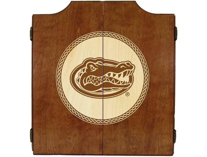 Wave7 NCAA Licensed Medallion Series Dart Cabinets