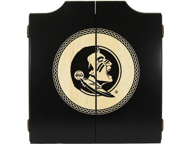 Wave7 NCAA Licensed Medallion Series Dart Cabinets