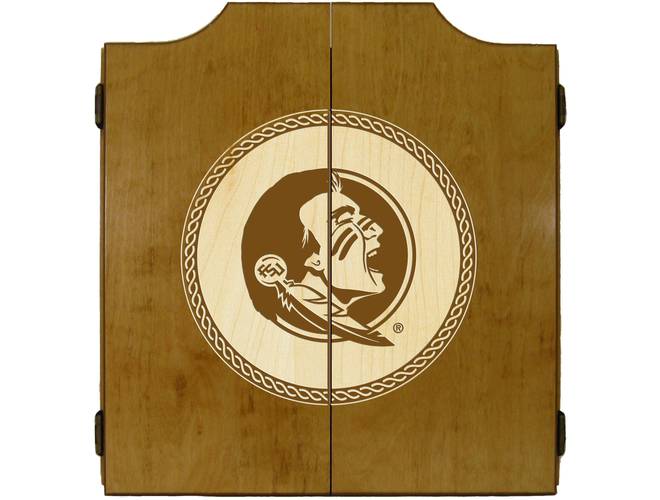 Wave7 NCAA Licensed Medallion Series Dart Cabinets