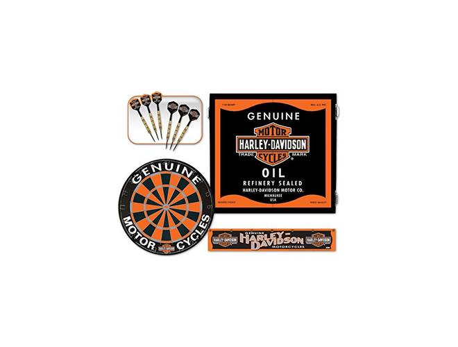 Harley Davidson Oil Can Darts Kit —