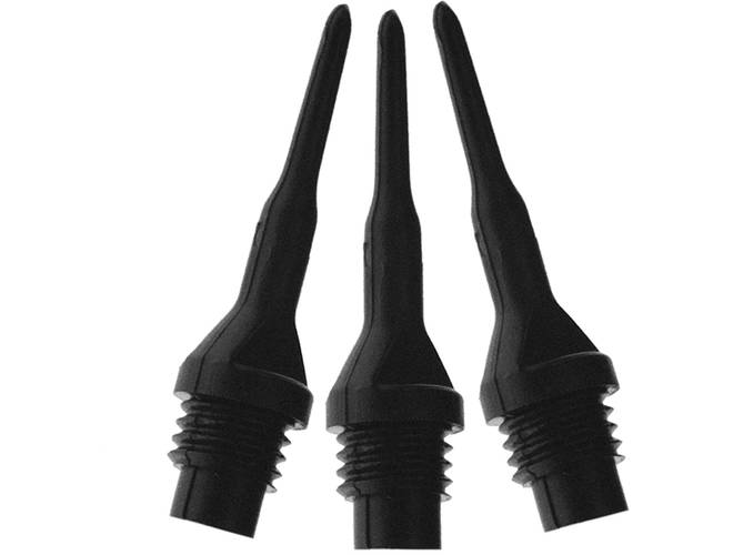 Dualflux Tips GLD Tufflex Tips II 1/4 Inch - 500ct. — Darts.com