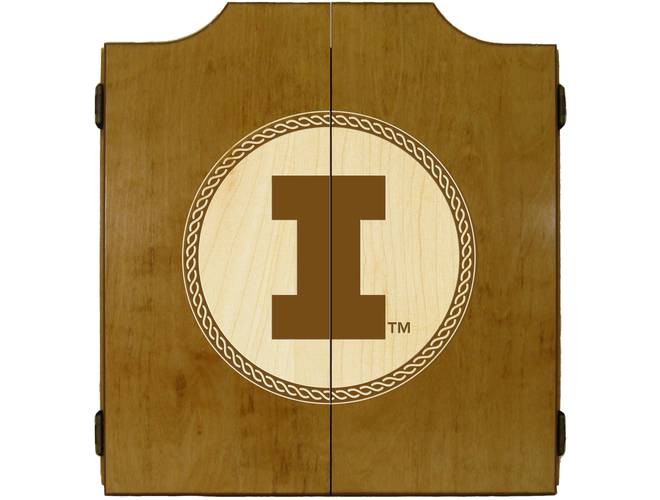 Wave7 NCAA Licensed Medallion Series Dart Cabinets