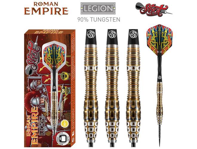 Shot! Roman Empire Legion Steel Tip Darts