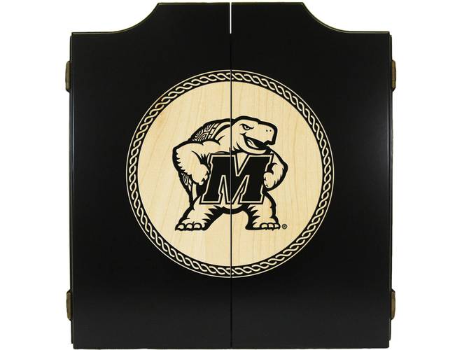 Wave7 NCAA Licensed Medallion Series Dart Cabinets