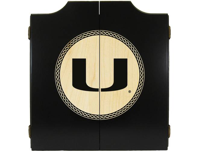 Wave7 NCAA Licensed Medallion Series Dart Cabinets