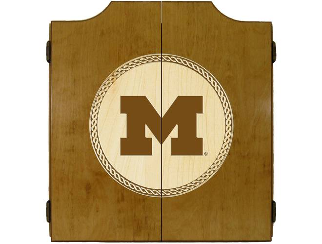 Wave7 NCAA Licensed Medallion Series Dart Cabinets